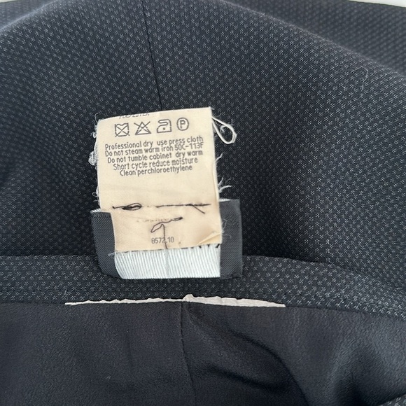 Giorgio Armani classic black wool silk blend pencil skirt women’s 4 - Picture 4 of 9